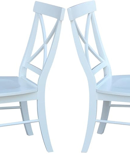 International Concepts X Back Chair, Wood - LeafyLoom