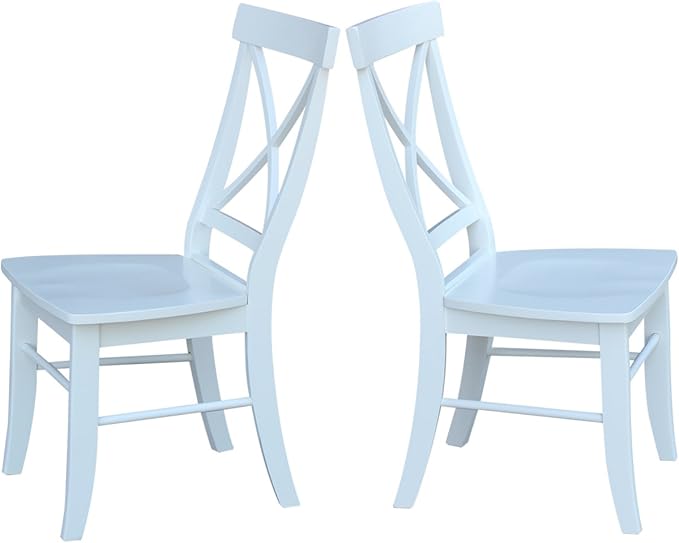 International Concepts X Back Chair, Wood - LeafyLoom