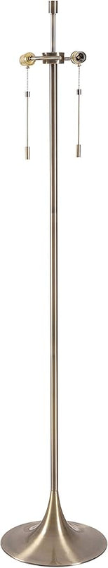 Kenroy Home 21405AB Stowe Floor Lamp with Antique Brass Finish, Modern Style, 61" Height, 19" Width, 19" Depth - LeafyLoom