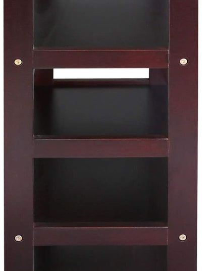 Casual Home Soho Manhattan 4-Shelf Bookcase 26 Wide - Espresso, 304-44 - LeafyLoom