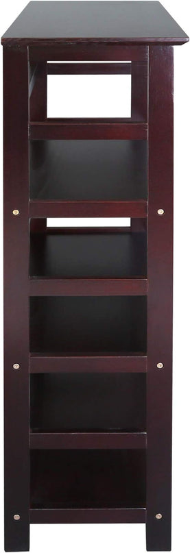 Casual Home Soho Manhattan 4-Shelf Bookcase 26 Wide - Espresso, 304-44 - LeafyLoom