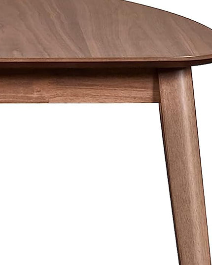 New Classic Furniture Oscar Corner Table, Walnut - LeafyLoom