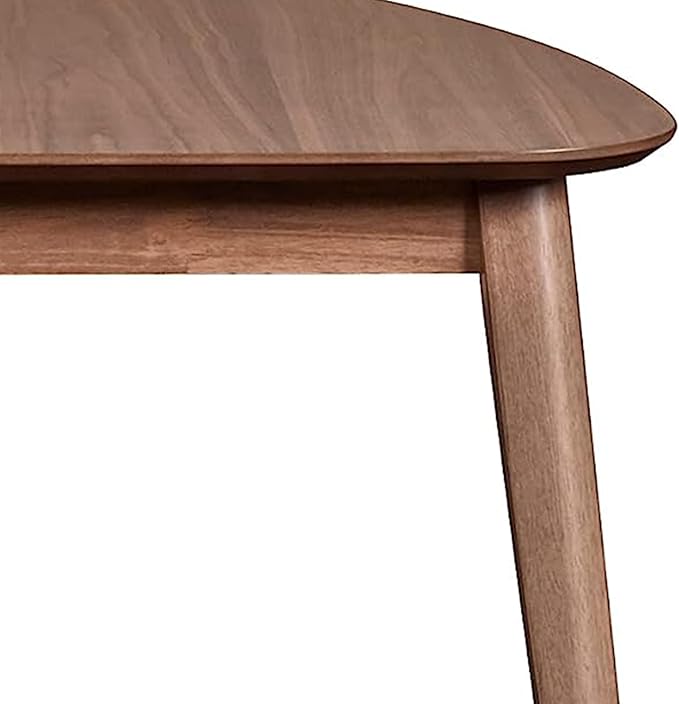 New Classic Furniture Oscar Corner Table, Walnut - LeafyLoom