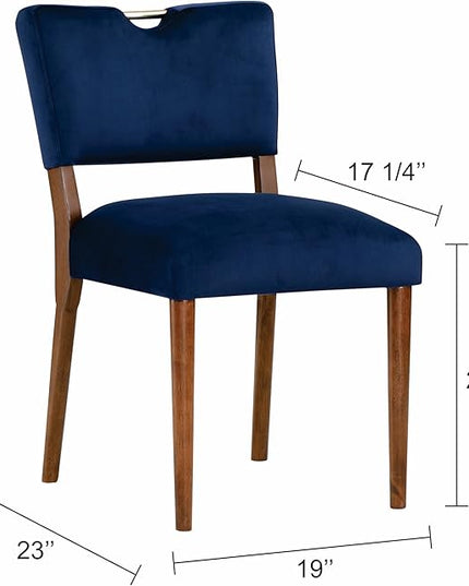 NicBex Haerin-SD-00134-LWJ Dining Chairs, 23"x19"x33", Navy Blue - LeafyLoom