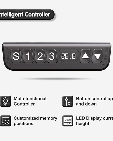 Electric Standing Desk, Multifunctional Standing Desk Adjustable Height, 63 * 24 Standing Desk with 4 Drawers, Ergonomic Adjustable Standing Desk with Keyboard Tray, Classic Black - LeafyLoom