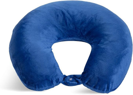 Neck Pillow Adult Cozy Soft Microfiber, Blue - LeafyLoom