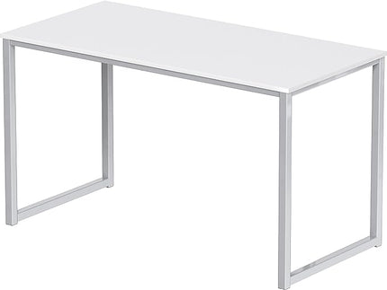 SHW Home Office 40-Inch Computer Desk, White - LeafyLoom