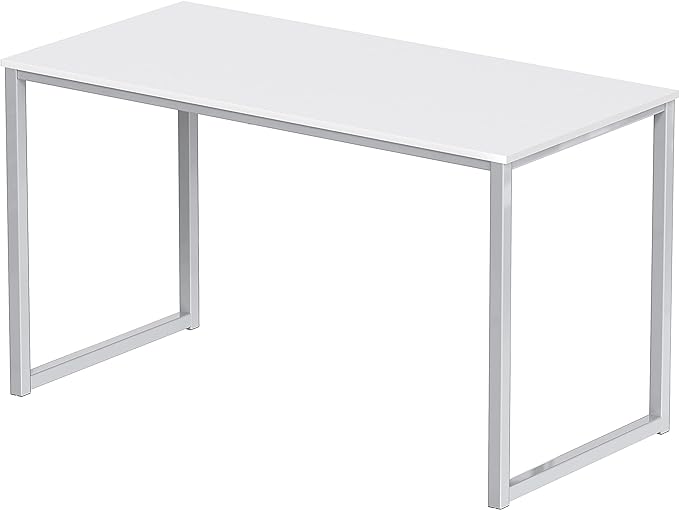 SHW Home Office 40-Inch Computer Desk, White - LeafyLoom
