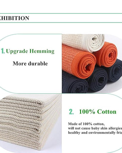 Montessori Mat Holder for Toddlers Babies Children Cotton Working Rug for Nursery Preschool Kindergarten, 23.6''×15.8'', Navy Blue - LeafyLoom
