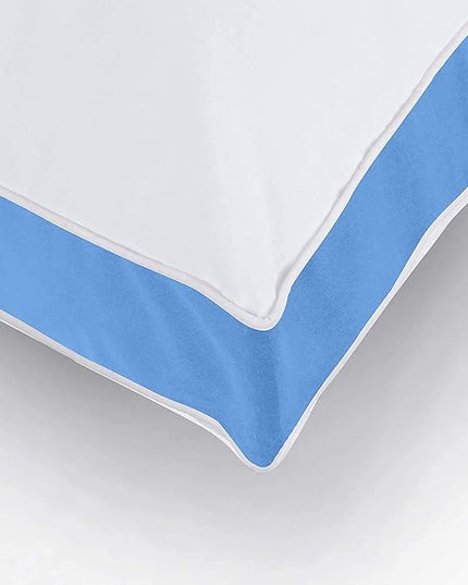 Utopia Bedding Bed Pillows for Sleeping King Size (Blue), Set of 6, Cooling Hotel Quality, Gusseted Pillow for Back, Stomach or Side Sleepers - LeafyLoom