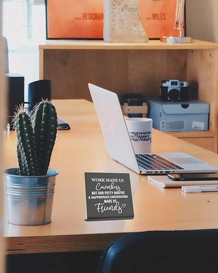 Work Bestie Gifts for Women Colleagues Coworkers Gift Office Desk Decor New Job Good Luck Goodbye Gifts For Coworkers Boss Women Friends Farewell Going Away Goodbye Gifts for Coworker dksg16 - LeafyLoom