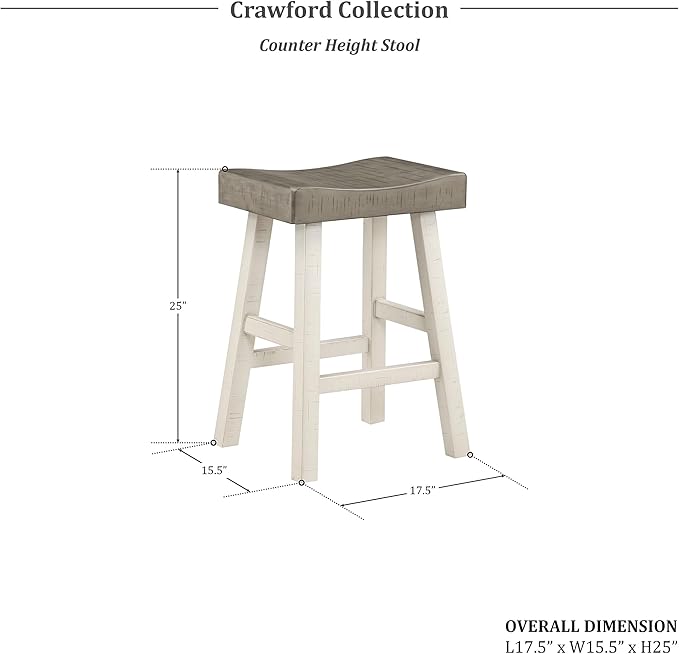 Lexicon Bar Table Set for 3, Small Kitchen table set Kitchen Island Table with 3 Saddle Bar Stools, 4 Piece Dining Table Set for Breakfast Nook, Living Room, Apartment, Counter Height, White/Coffee - LeafyLoom