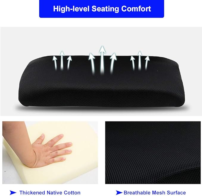 Office Chair Desk Chair Mesh Computer Chair with Lumbar Support Modern Executive Adjustable Chair Task Rolling Swivel Ergonomic Chair for Women Adults(Blue) - LeafyLoom