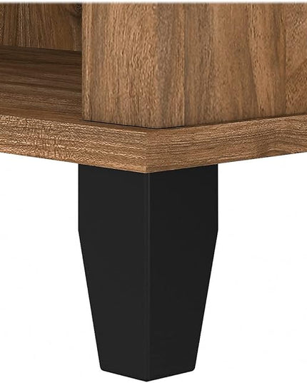 Bush Furniture Somerset 5-Shelf 65-inch H Bookcase, Fresh Walnut (WC81365) - LeafyLoom