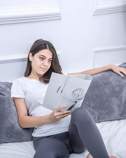 Full Body Pillow for Adults, Long Sleeping, Big Pillows Bed, Firm Large with Velvet Cover, 20x54 Inches (Dark Grey) - LeafyLoom