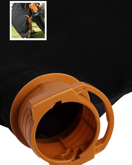 Compatible with Worx Blower & Vacuum Cleaner 50026858 Trivac Leaf Collection Bag(WGBAG500) Replacement Model WG500, WG501, WG502, WG505, WG508, WG509 - LeafyLoom