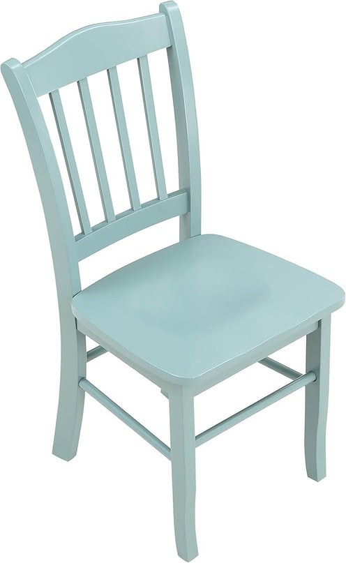 Boraam Colorado Shaker Dining Chairs, Set of 2-Walnut, 17" L x 21" W x 36" H, Aspen Valley - LeafyLoom