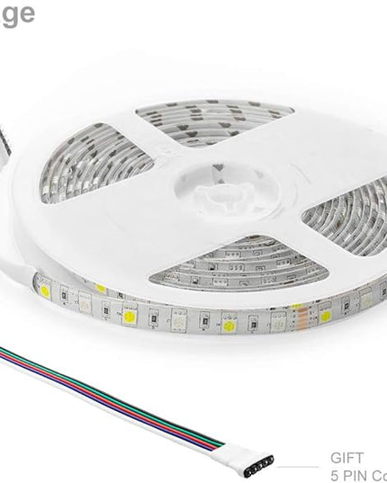 BTF-LIGHTING 5050 RGBW RGB+Cool White(6000K-7000K) 150RGB+150White LED Tape Light 5m 16.4ft 60LED/m Multi-Colored IP65 10mm Width FPCB DC12V for Bedroom Home Decoration(No Adapter or Controller) BTF-LIGHTING