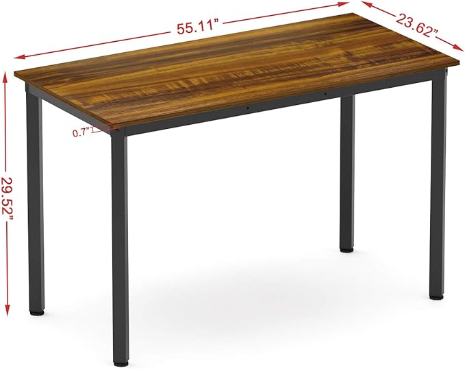 Weehom Computer Desk Home Office Writing Desk Study Laptop/Dining Table - LeafyLoom