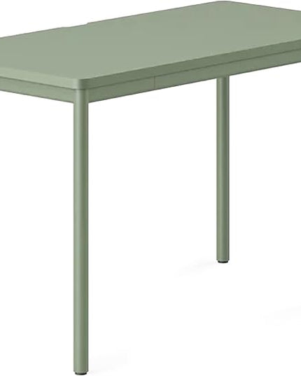 Branch Daily Desk - Functional At Home Office Desk with Effortless Assembly, Timeless Design, Rounded Corners, and Built-in Cable Notch - 48” W x 28.5” H x 24” D - Sage Work Table - LeafyLoom