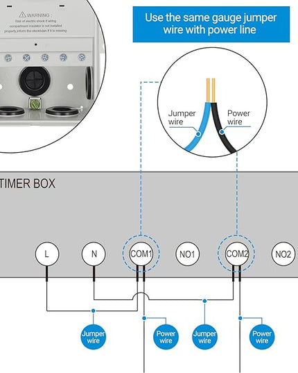 DEWENWILS Pool Timer, WiFi Timer Switch, Heavy Duty 40A 120-277 VAC 2HP, Compatible with Smart Phone, Alexa, Google Assistant, ETL Listed Milky DEWENWILS