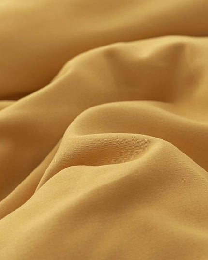 Mustard Yellow Comforter Sets Full Pure Deep Dark Yellow Bedding Set 3 Pieces Women Men Ginger Yellow Comforter Sets Lightweight Durable Yellow Blanket Full Quilts Breathable Bed Comforter Set - LeafyLoom