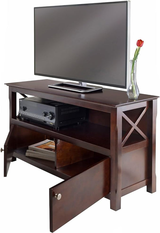 Winsome Xola 40643 Cappuccino TV Stand (40643) - LeafyLoom