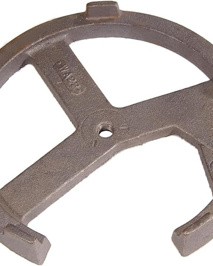 B&P Lamp 9 1/2 Inch Diameter 5 Pound Cast Iron Loader for Floor Lamp Bases Counterweight - LeafyLoom
