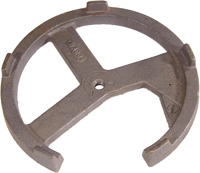 B&P Lamp 9 1/2 Inch Diameter 5 Pound Cast Iron Loader for Floor Lamp Bases Counterweight - LeafyLoom