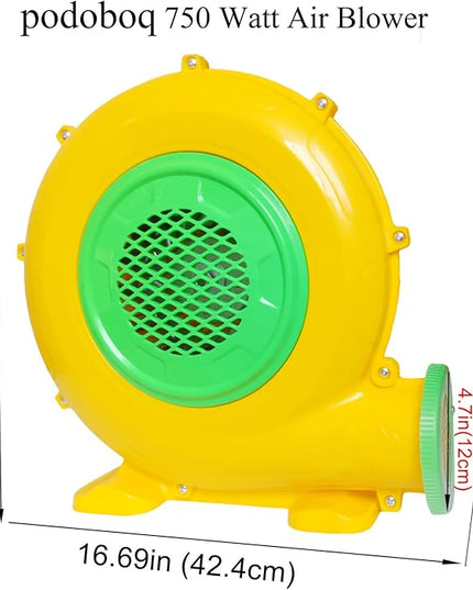 Inflatable Bounce House Blower, Air Blower for Inflatable Castle and Jump Slides, Portable and Powerful Fan Pump Commercial Inflatable Blower, Blower for Bounce House - LeafyLoom