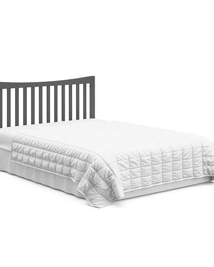Graco Remi 4-in-1 Convertible Crib & Changer with Drawer (Gray) – GREENGUARD Gold Certified, Crib and Changing -Table Combo, Includes Changing Pad, Converts to Toddler Bed, Daybed and Full-Size Bed - LeafyLoom