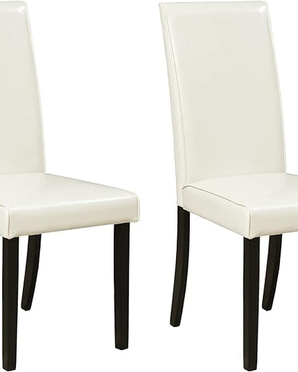 Signature Design by Ashley Kimonte Parsons 19" Dining Room Chair, Set of 2, Ivory - LeafyLoom