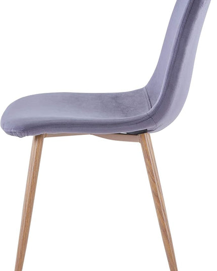 NicBex Haerin-SD-00380-LWJ Dining Chairs, 22.8"x17.7"x33.5", Gray - LeafyLoom