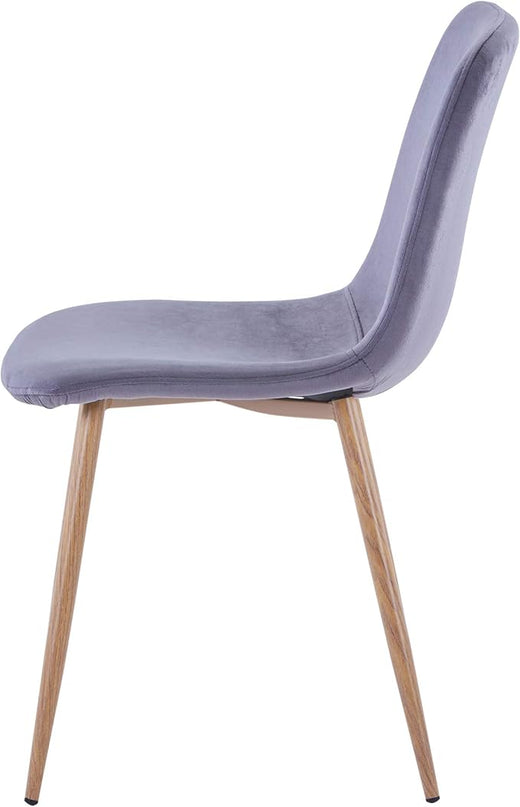 NicBex Haerin-SD-00380-LWJ Dining Chairs, 22.8"x17.7"x33.5", Gray - LeafyLoom