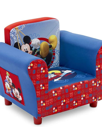 Delta Children Upholstered Chair, Disney Mickey Mouse - LeafyLoom