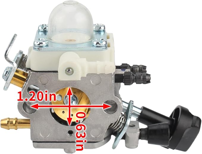 BG86 Carburetor for Stihl BG86 BG86C SH86 SH86C BG86CE BG86Z replace for 4241 120 0616, 4241 120 0607, 4241 120 0600, for Zama C1M-S261B, C1M-S261C with Muffler Stub Spark Arrestor w/Screen - LeafyLoom