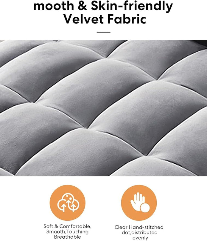 55" Full Size Pull Out Couch, 3 in 1 Convertible Futon Sofa Bed, Velvet Loveseat Sofa Cama, Foldable Lounge Sleeper Sofa with Pullout Bed, Small Couch for Living Room, Type C & USB Port - LeafyLoom