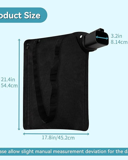 5140125-95 Leaf Blower Vacuum Vac Shoulder Bag Compatible with Black & Decker BV2900 BV3100 12 Amp Vacuum - Leaf Mulcher Bags Leaf Collection Bags Replaces 5140117-99, 2 Pack - LeafyLoom