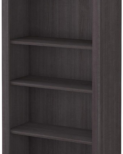 Bush WC81565 Somerset 5-Shelf 65-Inch H Bookcase, Storm Gray - LeafyLoom
