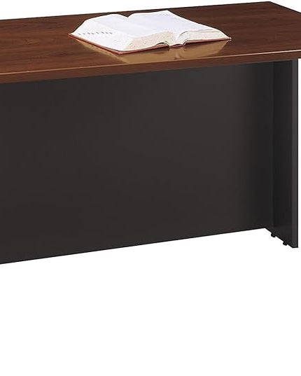Bush Furniture BSHWC24424 Series C Collection 48W Return Bridge Hansen Cherry - LeafyLoom