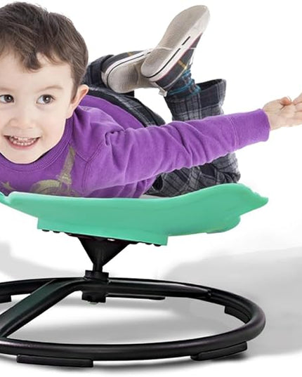 Kids Swivel Chair Sensory,Autism Chairs for Kids,Sensory Spinning Chair for Kids Autism,Toddler Coordination Sensory Products for Ages 3 Years and UP,Gifts for Kids with Autism (Green) - LeafyLoom
