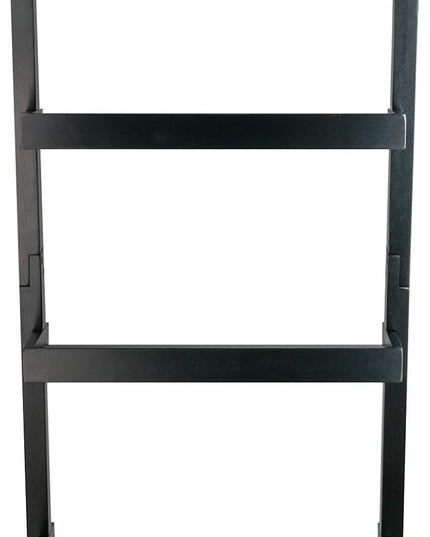 Winsome Bellamy 5-Shelf 69"H Leaning Bookcase, Black (29553) - LeafyLoom