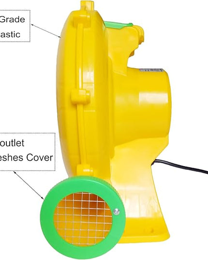 Air Blower 750 Watts, Bounce House Blower for inflatables Jump House, Inflatable Castle and Jump Slides, Efficient and Convenient Commercial Inflatable Blower for Bounce House (Style B-750W) - LeafyLoom