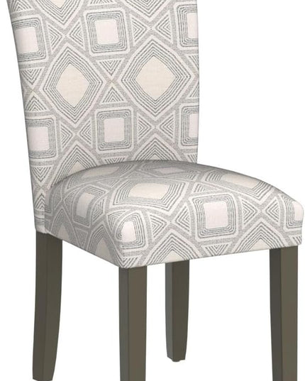 HomePop Classic Parsons Dining Chairs, Pack of 2, Charcoal - LeafyLoom