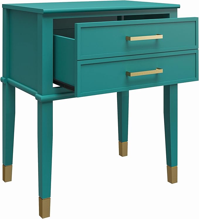 CosmoLiving by Cosmopolitan Westerleigh End Table, Emerald Green - LeafyLoom