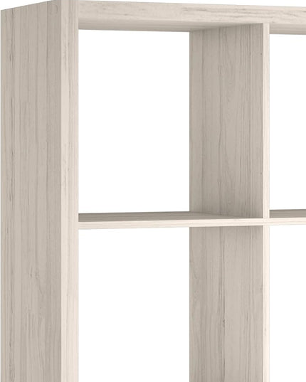 ClosetMaid 4584 Decorative Open Back 8-Cube Storage Organizer, Bleached Walnut - LeafyLoom