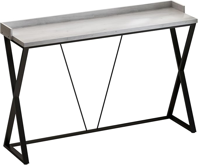 NicBex Kitchen Table Set Dining Room Set Modern Design Kitchen Dining Table, Pub Table with X-Shaped Table Legs, Long Dining Table Set with 3 Stools, Easy Assemble, Gray - LeafyLoom