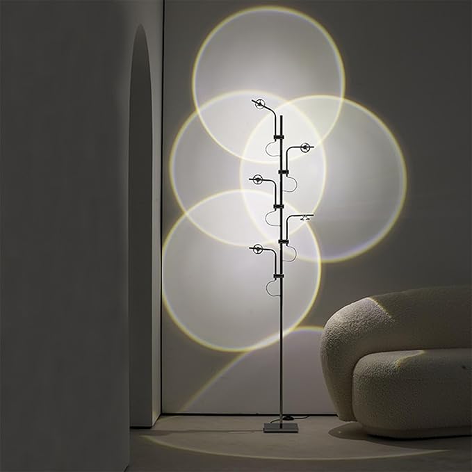 Sunset Lamp Tacahe Rgbw Halo Projector Floor Lamp Funny Led Corner Sunset Floor Lamp Gaming Room Decor for Bedroom Living Room Restaurant Dance Studio Novelty Tighting - LeafyLoom