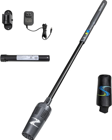 Breeze - Lightweight Cordless Stick Blower for Home, Patios, Condos, Golf course, Pickleball Court, RV and All of Your Outdoor Activities - LeafyLoom