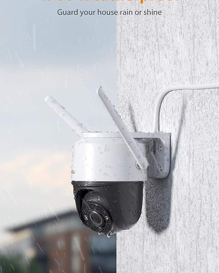 Imou Security Camera Outdoor with Floodlight and Sound Alarm, 4MP QHD Pan/Tilt 2.4G Wi-Fi Camera, IP66 Weatherproof 2.5K Bullet Camera, Full Color Night Vision IP Camera with 2-way Talk, Cruiser Imou